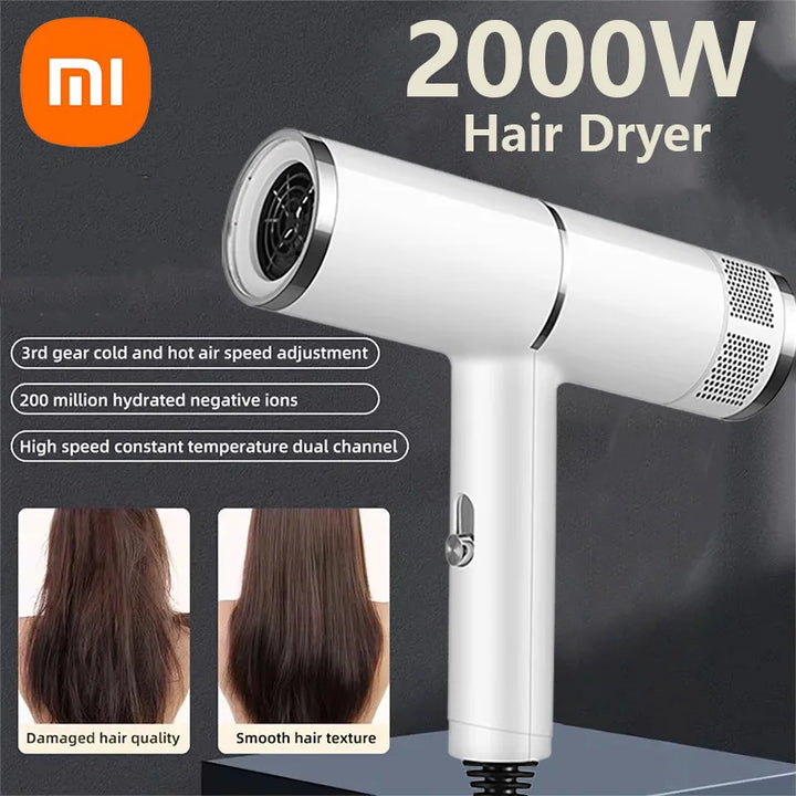 Xiaomi Professional Hair Dryer Negative Ionic Blower High-speed Electricturbine Drier Constant Temperature Quickdrying Hair 2025