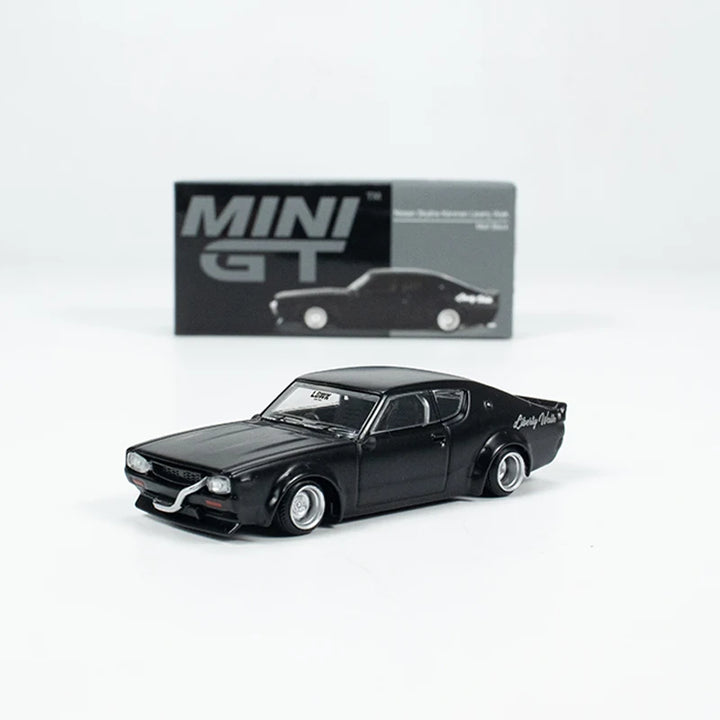 MINI GT  #655 1:64 Model Car nissan Skyline Kenmeri Liberty Walk Alloy Die-Cast Vehicle